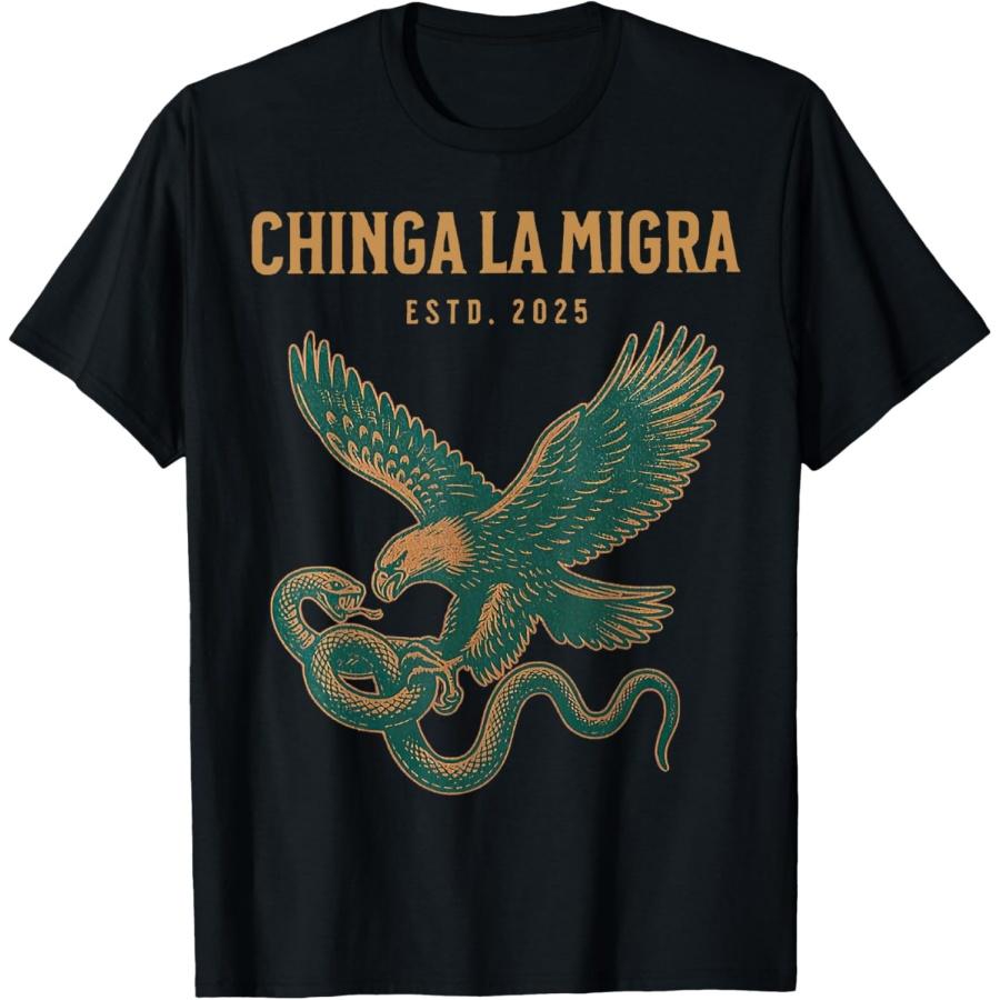 Chinga La Migra Pro Immigration Fascism Human Rights T-Shirt(1) XXXXXL чёрный