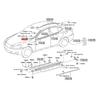 ATT-1Pair Windshield Pillar Molding With Clips Kit For Lexus Is IS200D IS250 IS300 IS350 2006-2013 75552-53020 75551-53020