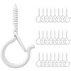 Q-Type Snap Hook with Safety Buckle for Wall/Ceiling Hanging of Flower Pots, Anti-Drop Design