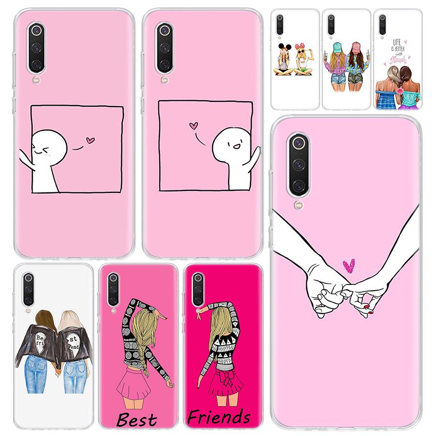 Best Friends BFF Matching Phone Case Cover for Xiaomi Redmi Note 15 14 13 12 11 Pro Plus 14S 12S 11S 11T 11E 10S 10 Customized F