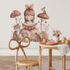 Reading Little Girl Bedroom Living Room Home Background Wall Stickers Decor Removable Home Art Decal