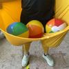 Granny Pants Yard Game Outdoor Game With Bouncy Balls Recreational Tossing Games Team Relay Family Reunion Party Field Game Set