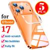 1-5PCS Back Hydrogel Film Screen Protectors for IPhone 17 Air/17 Pro/17 ProMax HD Full Coverage Soft Back Film for IPhone 17 Pro