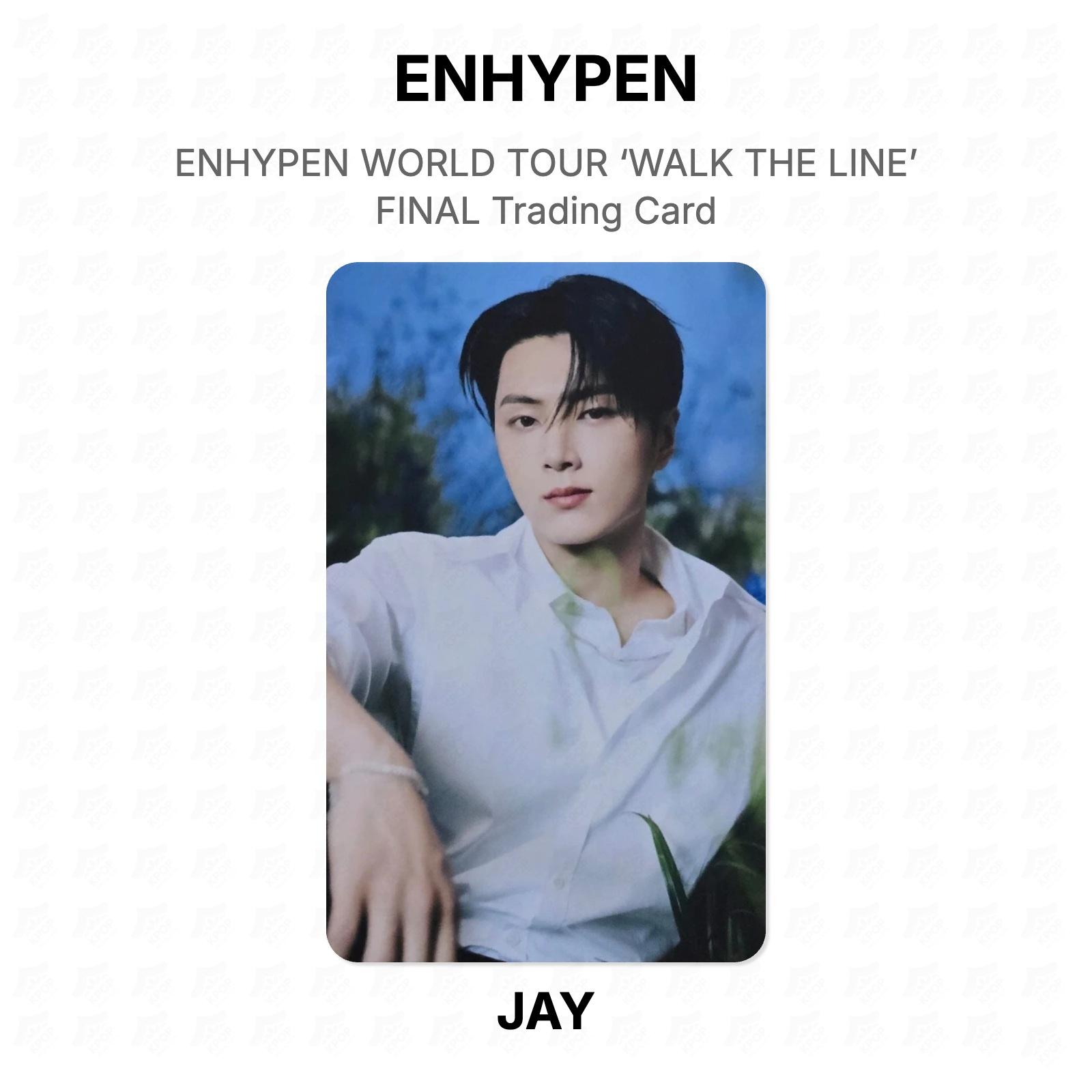 Официальная фотокарточка ENHYPEN Мировой тур  WALK THE LINE  Финал JAY 06