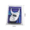 Skin Fat Caliper Portable Lightweight Comfortable Grip Accurate Measurement Digital Fat Caliper