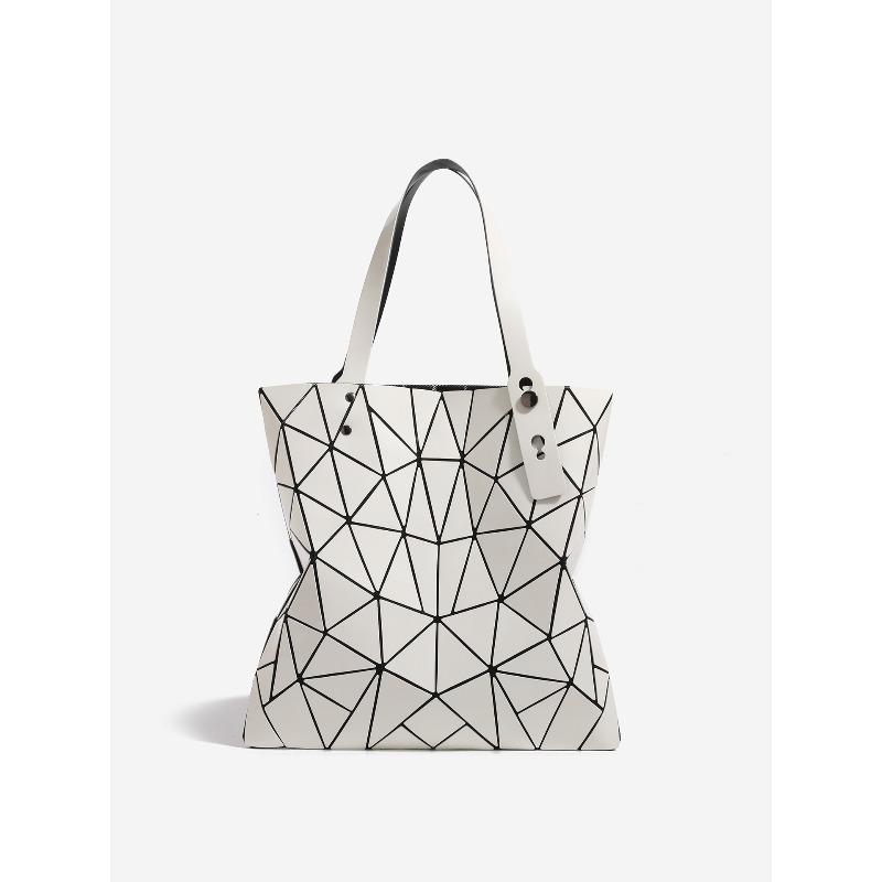 Borsa a Spalla Singola Geometrica a Forma di Diamante, Grande Capacità, alla Moda