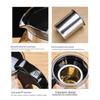 High-Temperature Resistant Tea Kettle with Thickened Glass, Stainless Steel Filter, and Large Capacity