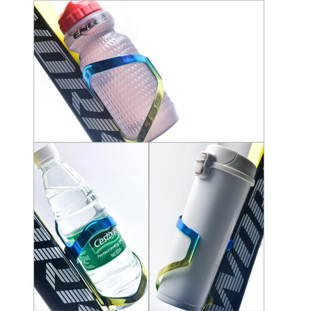 Colorful MTB Mountain Bike Road Bicycle Water Bottle Cage Aluminum Alloy High Strength Rainbow Water Holder Cycling Accessories
