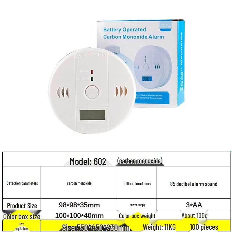Портативный детектор CO: Детектор угарного газа и утечки газа
