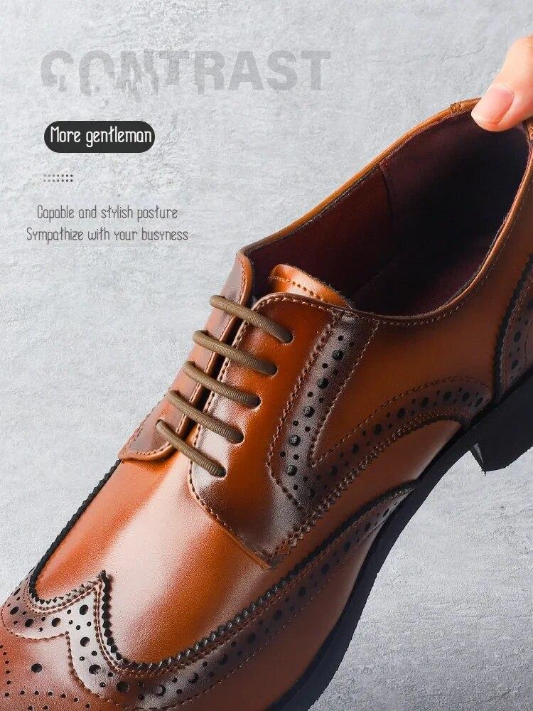 12Pcs Silicone Shoelaces Men No Tie Shoelaces Elastic Laces Sneakers Kids Adult Round Leather Shoelace Rubber Bands for Shoes