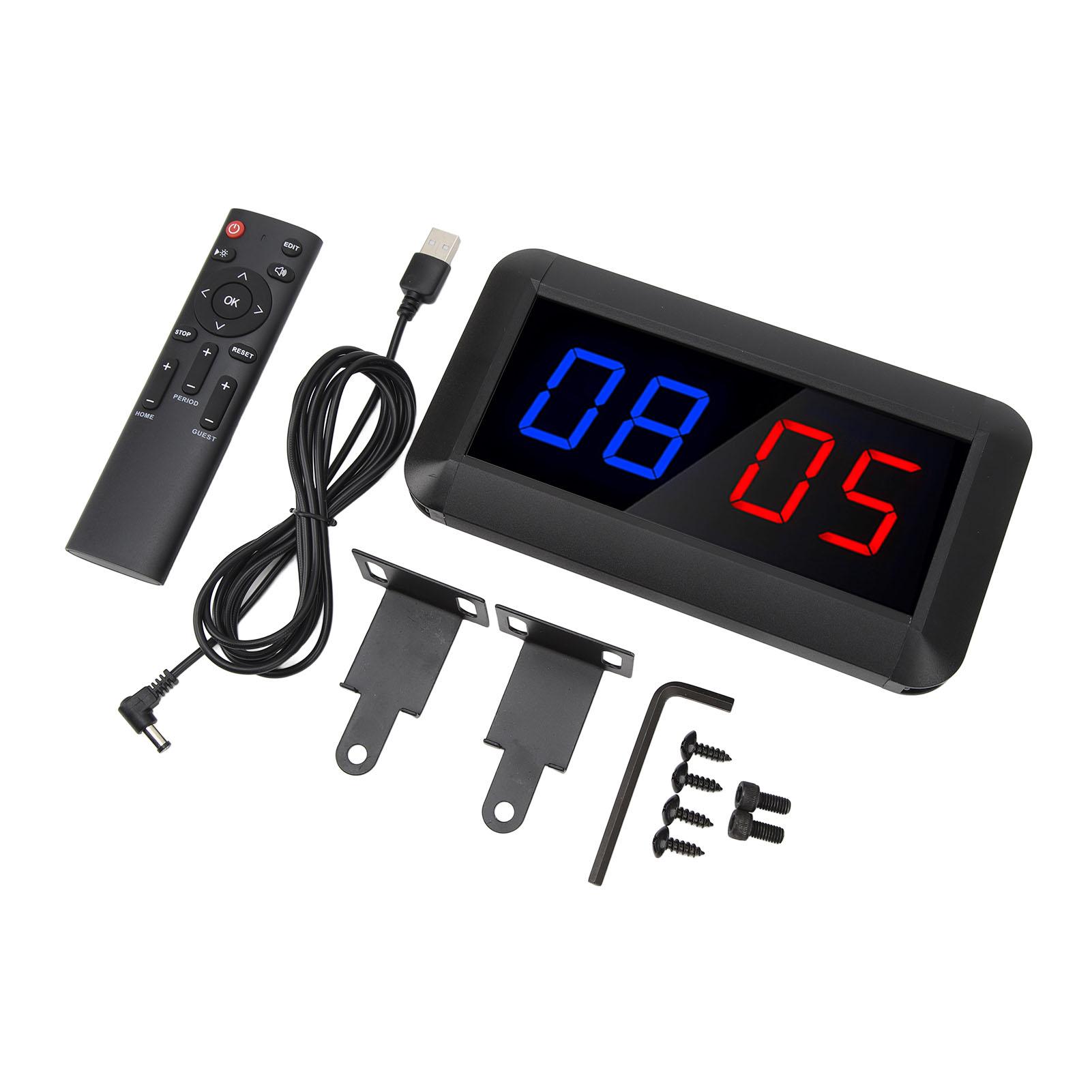 

Digital Scoreboard Portable Tabletop Electronic Scorer Score Keeper for Indoor Games Basketball