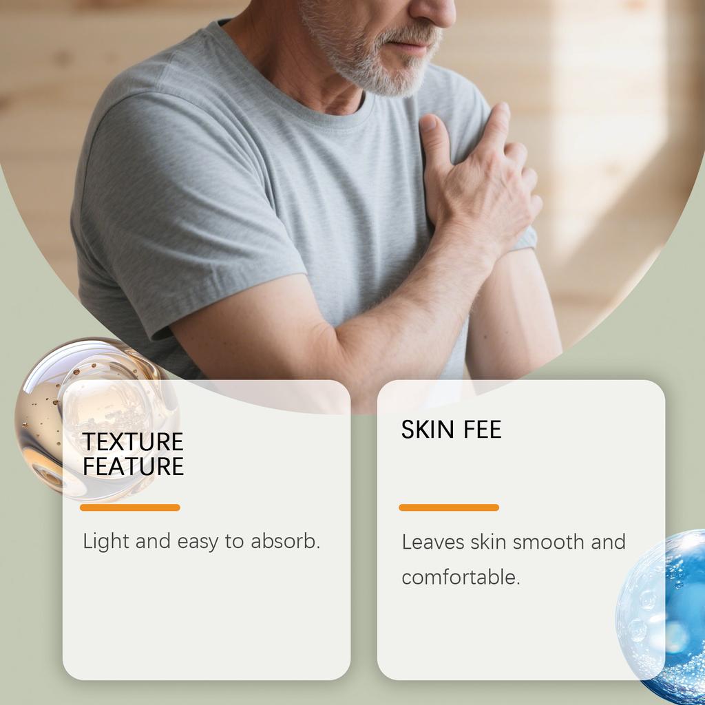 Magnesium Body Cream with Herbal Extracts for Massage and Skin Moisturizing