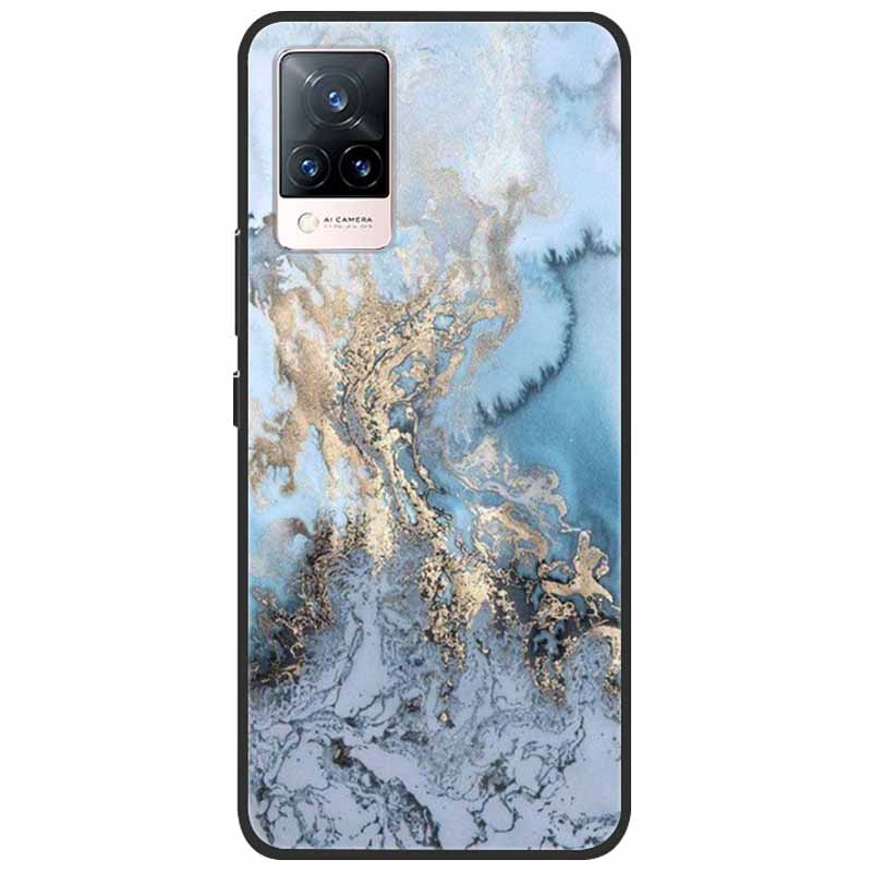 Miękkie Silikonowe Etui Na Telefon Dla vivo V21 5G 4G V21E V2027 Y11S Y12S V20 V2025 V 21E TPU Coque Pokrowiec Dla Vivo V 21e 21 Ochronne