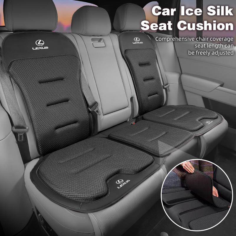 Poduszka na siedzenie samochodowe Poduszka z jedwabiu lodowego Pokrowiec na przednie i tylne siedzenie Mata ochronna Do Lexus CT ES GS NX LS IS250 CT200h IS300h ES300h RX400h KN8