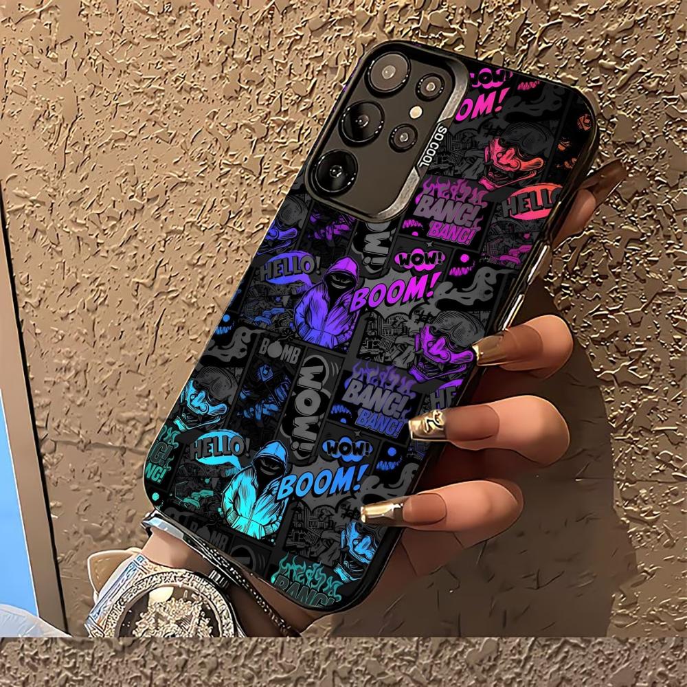 Street Exquisite Light Luxury Phone Case PhoneCase for Samsung Galaxy S26 S25 S24 S23 S22 S21 FE Ultra Plus Dropresistant