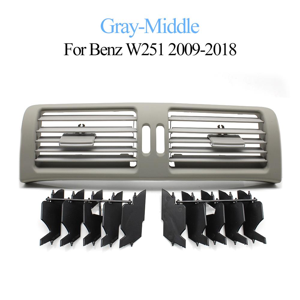 Car Left Right Central Rear Air Conditioner Grille AC Vent Panel Cover For Mercedes Benz W251 R300 R320 R350 R400 R500 2006-2009