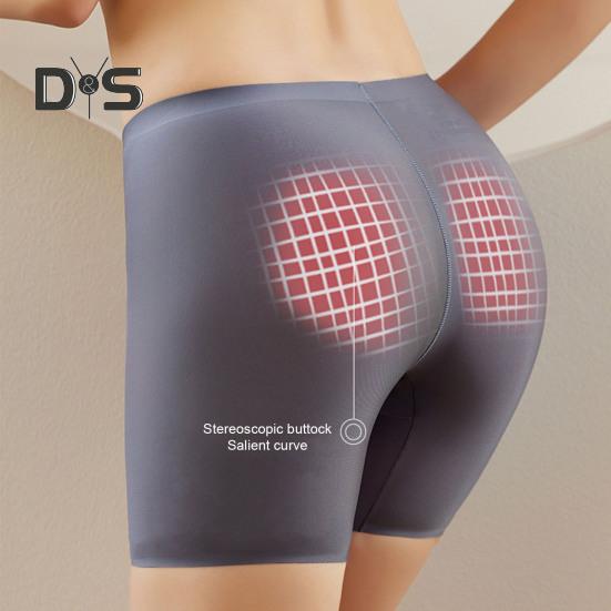 Summer Thin Women Safety Shorts Cool Breathable Seamless Shorts Solid Color High Waist Elasticity Safety Shorts
