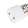 E26 E27 Screw B22 Bayonet Lamp Holder  To Us Eu Ac Power Plug Adapter Converter