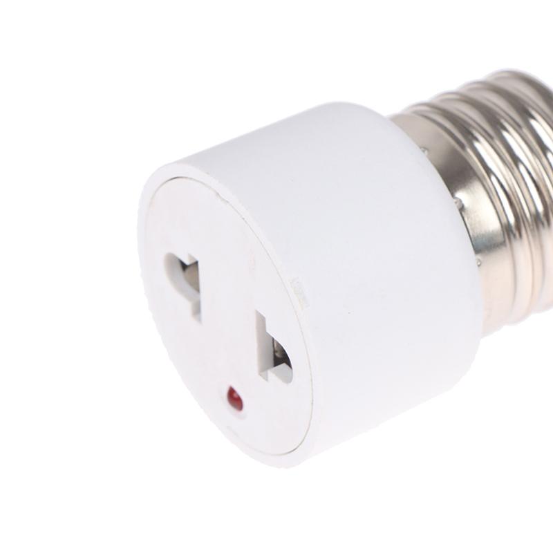 E26 E27 Screw B22 Bayonet Lamp Holder  To Us Eu Ac Power Plug Adapter Converter
