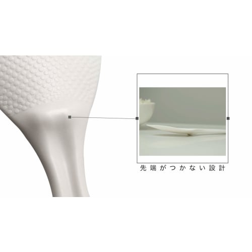 CASUAL PRODUCT Easy To Serve! Double Embossed Rice Paddle Made In Japan Easy To Serve, Easy To Scoop, Won't Crush Grains, Easy To Loosen, Rice Doesn't