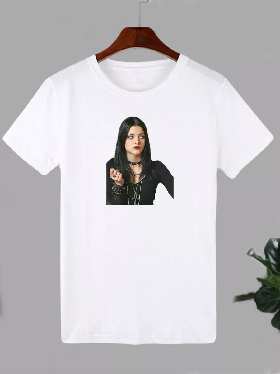Solid Color Printed T-shirt XL
