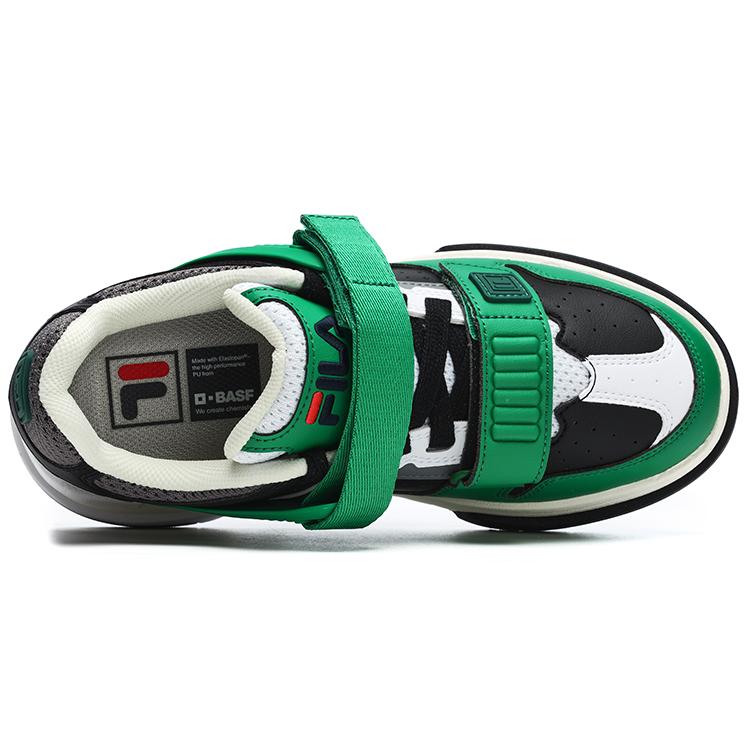 New FILA DOPPIO Low top Skateboard Shoes Women's Black Oil Green F12W241206FBJ