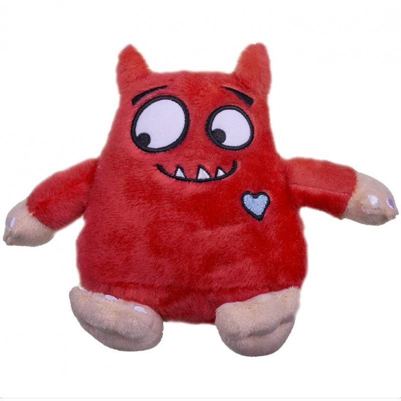 Children s Picture Book  Amun Love Monster  Red Love Little Monster Plush Toy