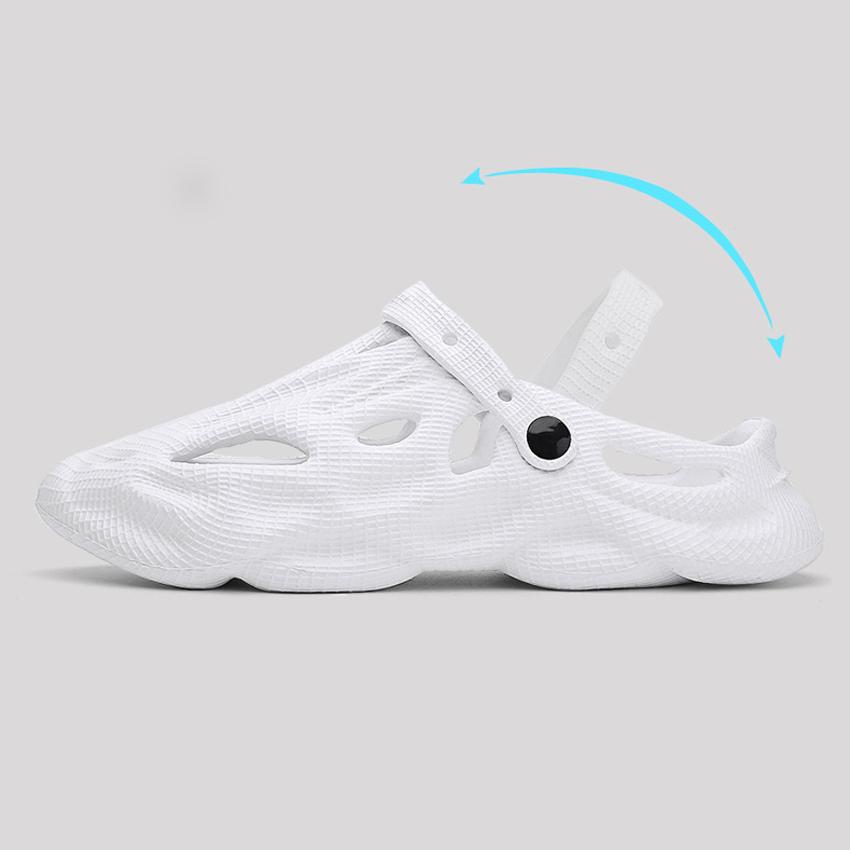 Lässige Kokosnuss-Loch-Schuhe, hohle Sommer-Strandschuhe, Sandalen und Hausschuhe