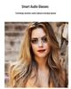 Smart Bluetooth Audio Glasses with Double Beam Photochromic Anti-Blue Light Lenses, UV Protection, and Music/Call Features