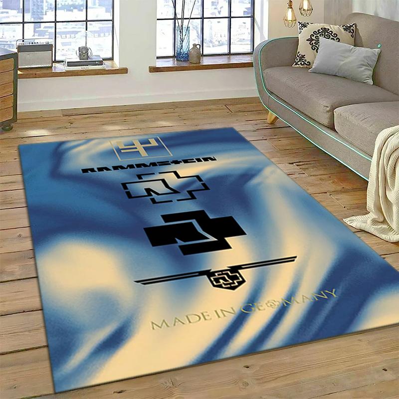 1PC German Rams Print Rug - Home Decoration Carpet For Living Room Bedroom Flooring Computer Chair Area Rug