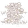 Pearl Beads 300pcs Resin Round Loose Faux Spacer Decorative