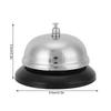 Silver Desk Service Bell Loud and Clear Ring Table Caller Dinner Call Bell  Kitchen/Restaurant