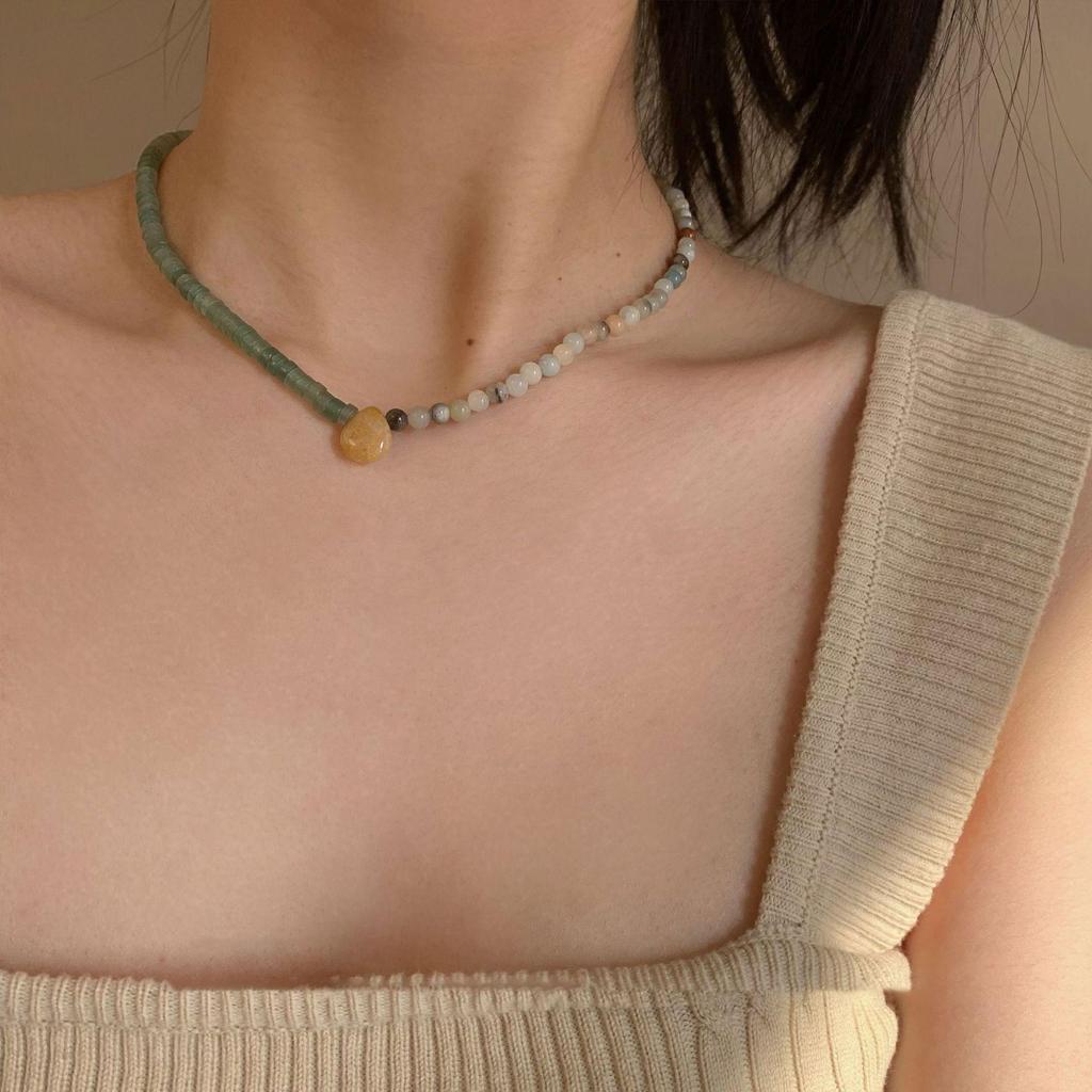 Gold Plated Titanium Steel Freshwater Pearl Choker Necklace for Women