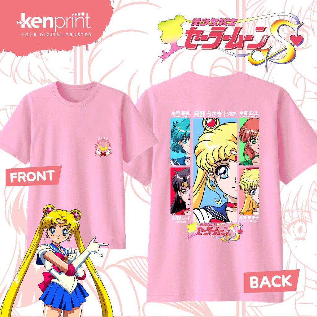 2026 Cotton Sailor Moon Lost Americana Y2K TShirt Unisex High Quality Casual Parentchild Cotton Soft Fashion Comfortable Tee