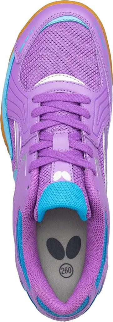 Butterfly Resoline Race Table Tennis 93690 Size Shoes, 243 Purple, 24.0