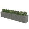 vidaXL Gabionen-Hochbeet Verzinkter Stahl 540×90×100 cm