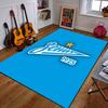 Zenit Logo with Star and 1925 Text Patterned Carpet a Non Slip Rug Suitable for All Seasons and Any Setting, Gift