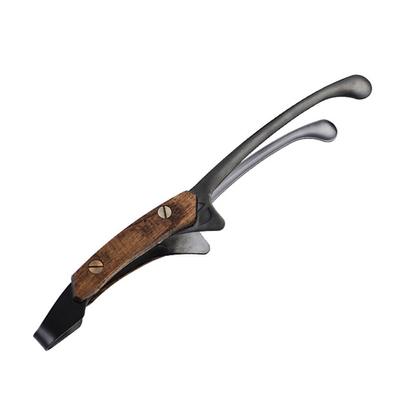 Pince de Camping en Acier Inoxydable 304 Résistante à la Chaleur Pince pour Grill BBQ avec Poignée en Bois Pince Alimentaire Antidérapante pour Servir/Cuisiner/Cuire au Four/BBQ