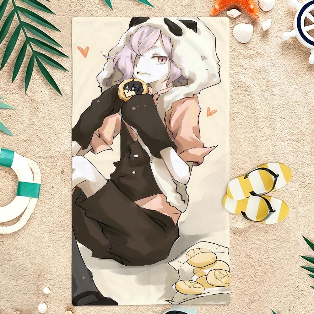 Sci-fi Mystery Anime UN-GO Towel Microfiber soft Beach Towel for Travel Fitness Sauna Bathing Camping