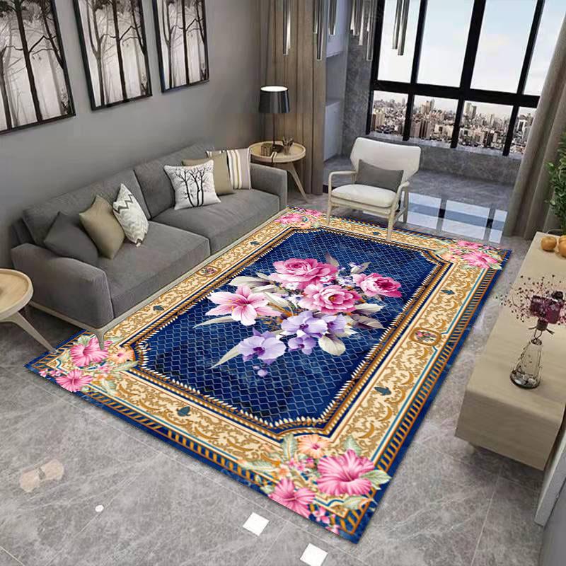 Bohemian Style Living Room Decoration Carpet Ethnic Style Hotel Fully Covered Corridor Carpet