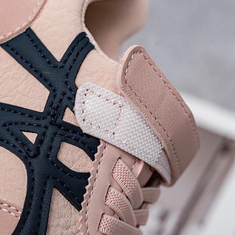 Spring & Autumn Kids' Leather Sneakers: Soft Sole, Anti-Kick, for Boys & Girls