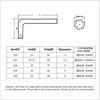 Hongtu T10 T15 T20 T25 T30 T40 Hex Wrench Double-End 2-Way Torx Screwdriver Spanner Wrench Car Machine Repair Wrench Tools