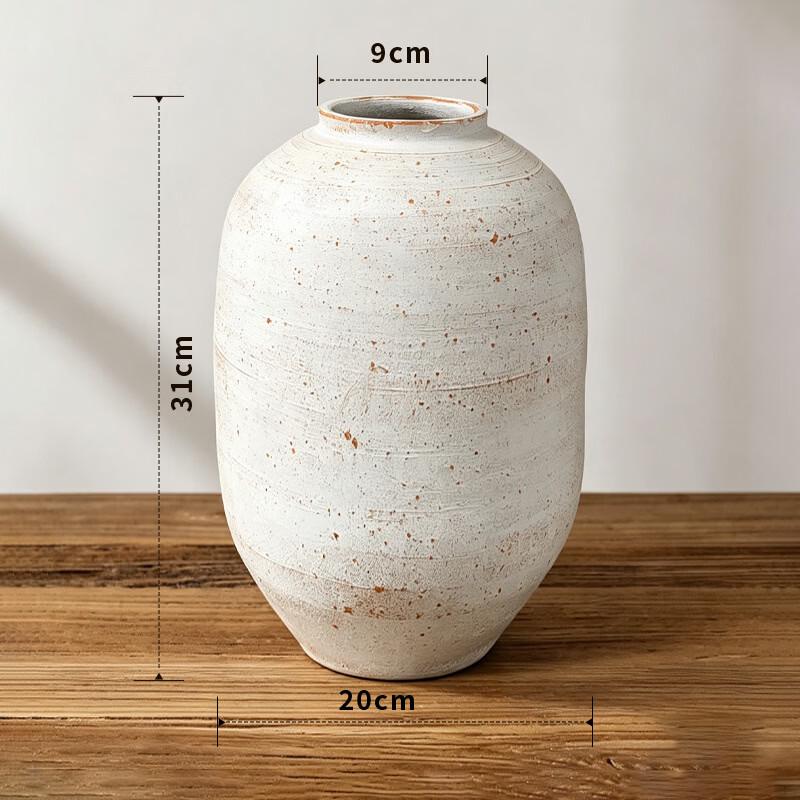Shangqi Handmade Matte Textured Ceramic Vase