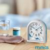 MAG Alarm Continuous Second Electronic Migrate Noah Precision Clock, Analog, Dolphin, Animal, Cute, Kids', Quiet, Hand, Sound, Alarm, Snooze, Light,