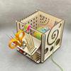 All-in-one Wooden Yarn Bowl Crochet Organizer Storage Holder DIY Wooden Yarn Dispenser Knitting Bowl For Knitting Crochet Skeins