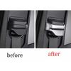 ABS Silver Seat Belt Adjustment Cover Trim 2PCS For Benz C-Class W205 2015-