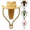 Silicone Wine Stopper Decorative Wine Sealer Bottle Caps Cowboy Hat Shape Leakproof Bottle Stop Sealer For Present
