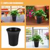 10 szt. Wysokiej jakości plastikowe doniczki na rośliny Okrągłe pojemniki na kwiaty do roślin domowych Sukulent Kaktus Bonsai Zestaw startowy dla hodowców