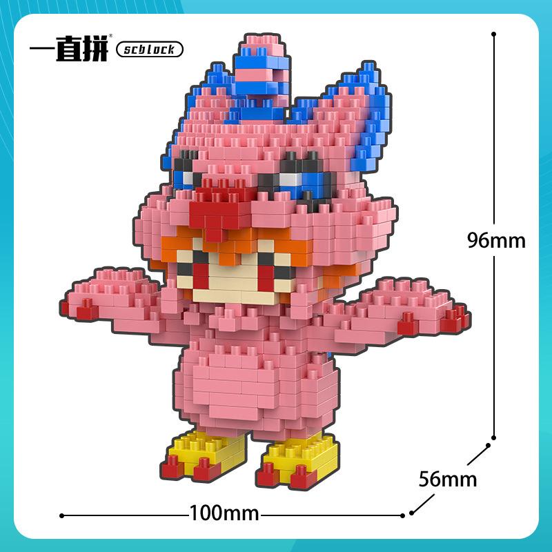 Digitální monstrum Agumon Gabumon Mini stavebnice Piyomon Greymon DIY Mikro cihličky Tentomon Gomamon Figurky Hračky Pro děti Dárek