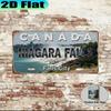 D Flatpc Niagara Falls Falls City retro aluminum sign license plate (xin) retro urban style travel enthusiast gift